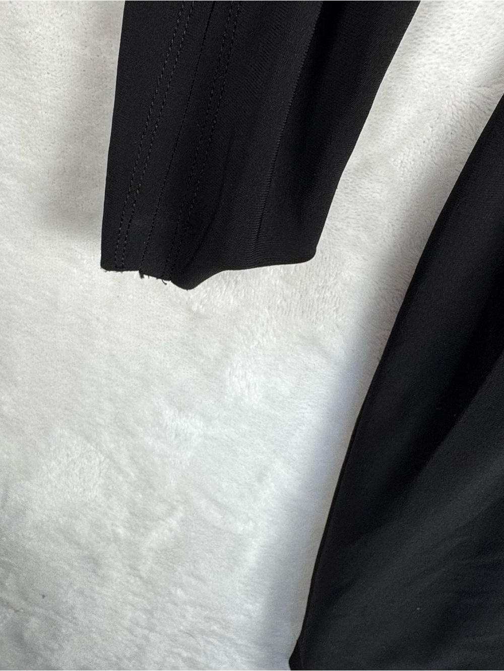 Cache Black Rhinestone Cold Shoulder Ruched Bodycon Dress 0 - Picture 8 of 8